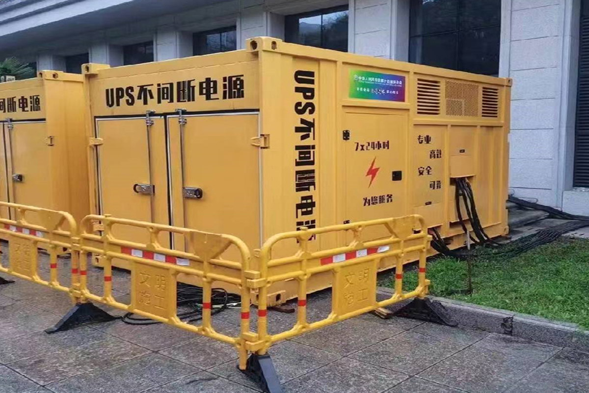 津市发电机租赁施工现场